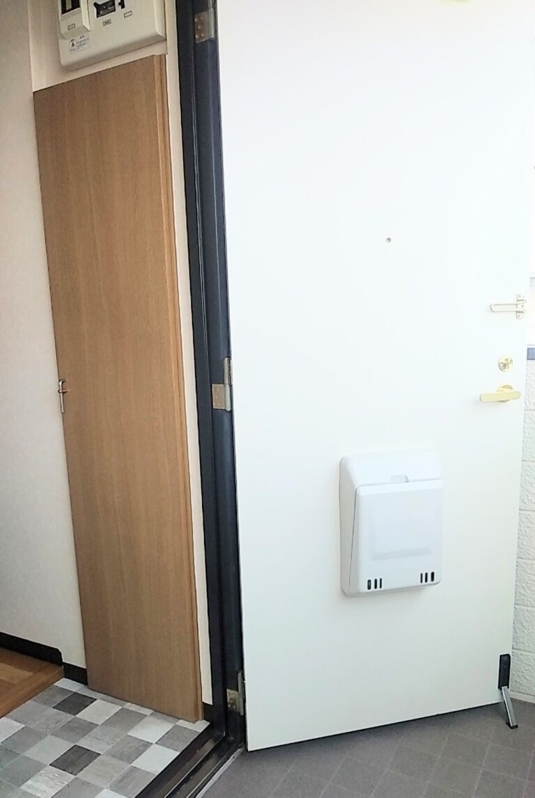 玄関入り口にはゴルフバックもブーツも余裕で入ります。収納あり。靴も結構な数が置けます(玄関)