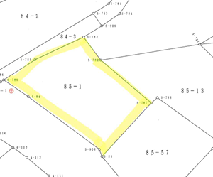 土地測量図 土地測量図