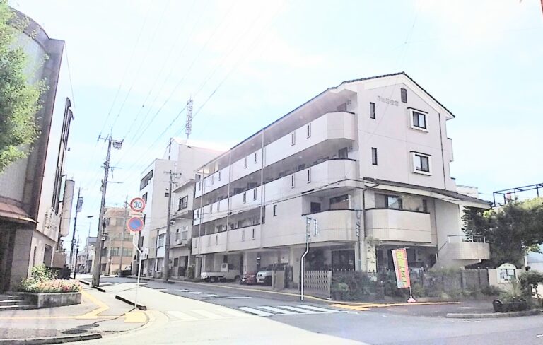 南町の入り口となる日豊五番館。この辺りは七万石の城下町として栄えたそうです。今は官公庁街で中心市街地(外観)