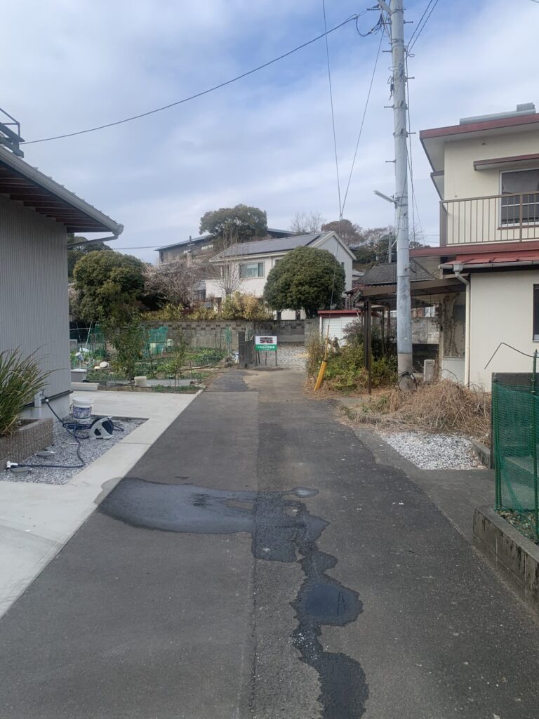 前面道路(拡張後)(周辺) 前面道路(拡張後)(周辺)