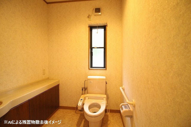広々としたトイレです。 広々としたトイレです。